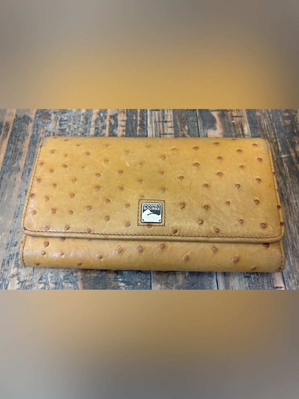 Dooney & Bourke 90’s Ostrich Wallet
